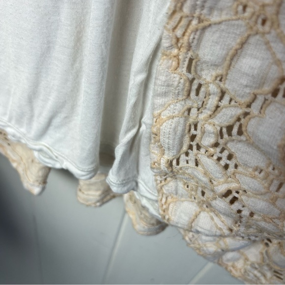 Free People Rose Garden Eyelet Lace Pleated Mini Dress - Picture 6 of 14